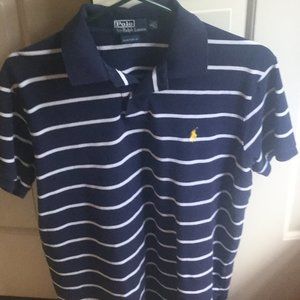 Polo Ralph Lauren Men's L Blue Custom Fit Polo